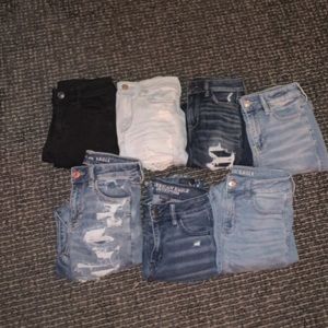 Bundle of American eagle jeans